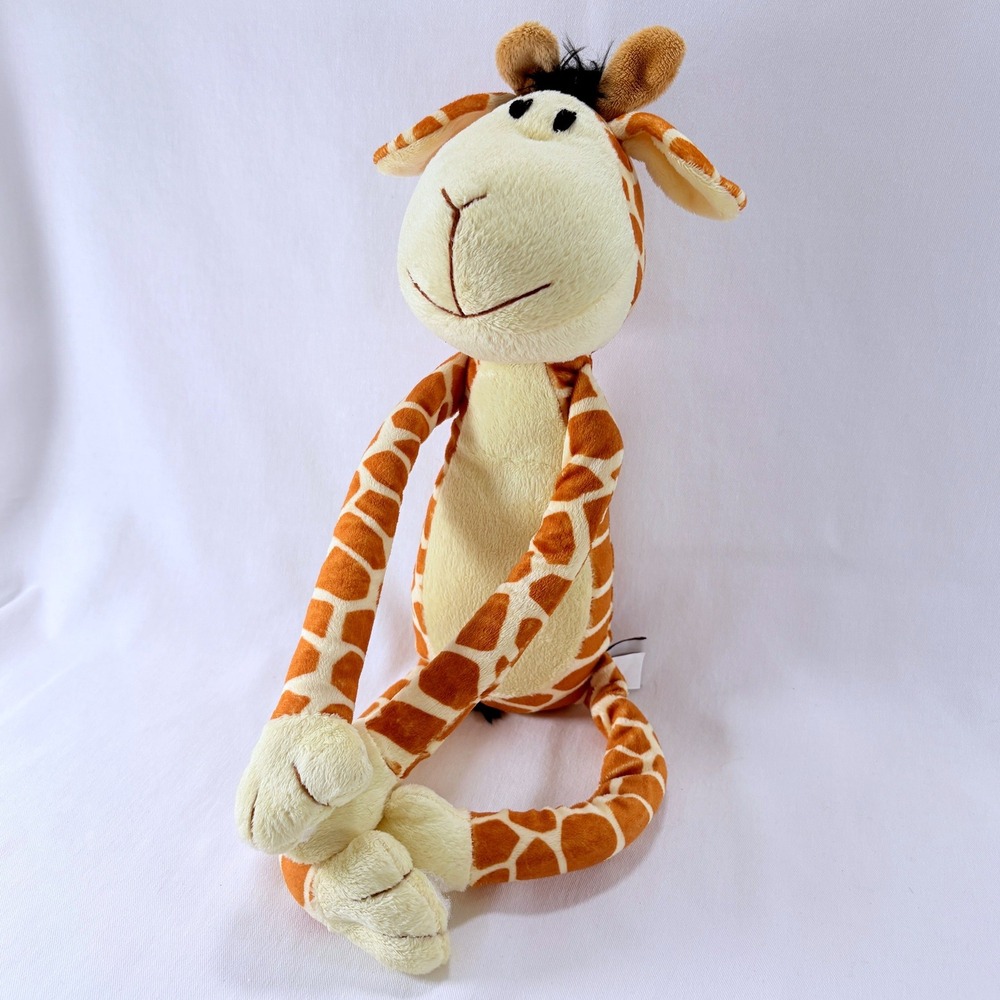Baby Aspen JoJo Giraffe Plush 19" Long Leg Heart Eyes Hook Loop Paws Replacement